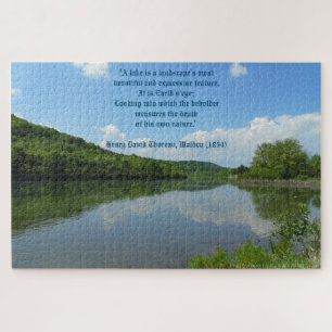 Thoreau Walden Lake Quote Legpuzzel