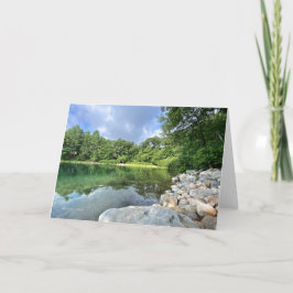 Thoreau's Walden Pond Feestdagen Kaart