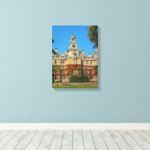 Thoresby Hall Canvas Afdruk (Insitu (Houten vloer))