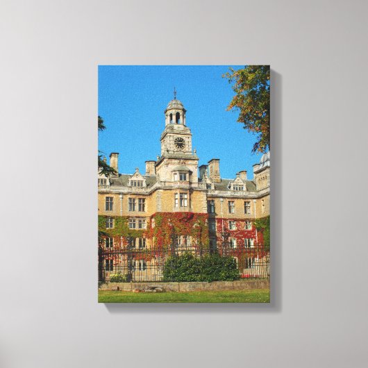 Thoresby Hall Canvas Afdruk (Voorkant)