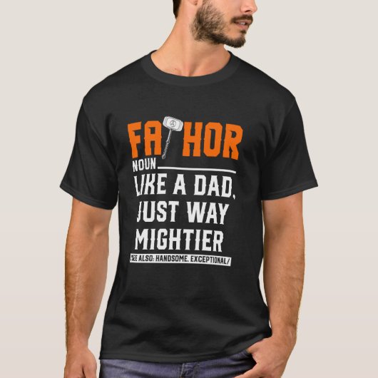Thorhammer Viking Fa Thor T-shirt (Voorkant)