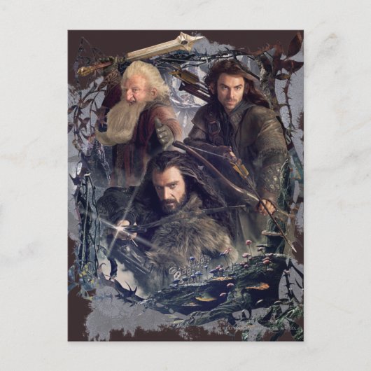 Thorin, Kili en Balin Graphic Briefkaart (Voorkant)