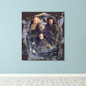 Thorin, Kili en Balin Graphic Canvas Afdruk (Insitu (Houten vloer))