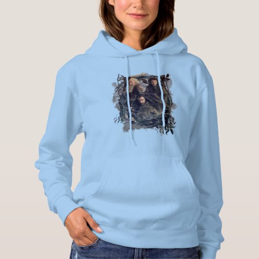 Thorin, Kili en Balin Graphic Hoodie (Voorkant)