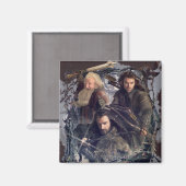 Thorin, Kili en Balin Graphic Magneet (Voorkant / Achterkant)