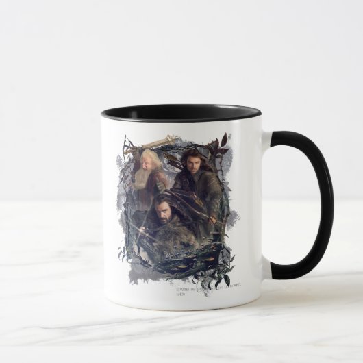 Thorin, Kili en Balin Graphic Mok (Rechts)