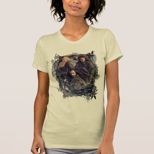 Thorin, Kili en Balin Graphic T-shirt (Voorkant)