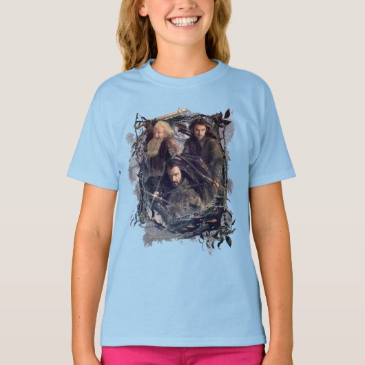 Thorin, Kili en Balin Graphic T-shirt (Voorkant)