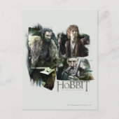THORIN OAKENSHIELD™, BILBO BAGGINS™ & Gandalf Art Briefkaart (Voorkant)