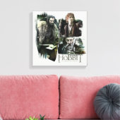 THORIN OAKENSHIELD™, BILBO BAGGINS™ & Gandalf Art Canvas Afdruk (Insitu (Woonkamer))