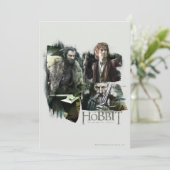 THORIN OAKENSHIELD™, BILBO BAGGINS™ & Gandalf Art Kaart (Staand voorkant)