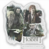 THORIN OAKENSHIELD™, BILBO BAGGINS™ & Gandalf Art Sticker (Voorkant)