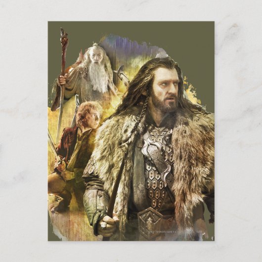 THORIN OAKENSHIELD™, BILBO BAGGINS™, Gandalf Briefkaart (Voorkant)