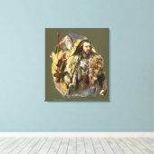 THORIN OAKENSHIELD™, BILBO BAGGINS™, Gandalf Canvas Afdruk (Insitu (Houten vloer))