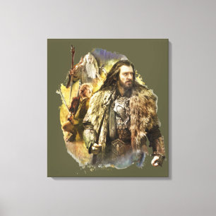 THORIN OAKENSHIELD™, BILBO BAGGINS™, Gandalf Canvas Afdruk