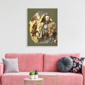 THORIN OAKENSHIELD™, BILBO BAGGINS™, Gandalf Canvas Afdruk (Insitu (Woonkamer))
