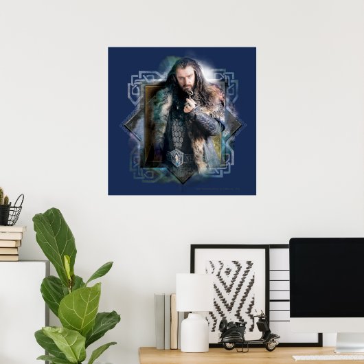 THORIN OAKENSHIELD™ Character Graphic Poster (Thuiskantoor)