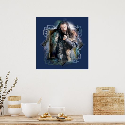 THORIN OAKENSHIELD™ Character Graphic Poster (Keuken)