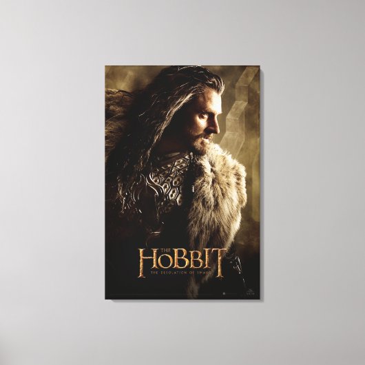 THORIN OAKENSHIELD™ Character Poster 1 Canvas Afdruk (Voorkant)