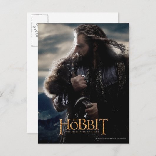 THORIN OAKENSHIELD™ Character Poster 2 Briefkaart (Voorkant / Achterkant)