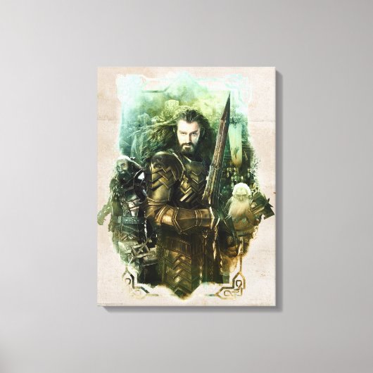 THORIN OAKENSHIELD™, Dwalin & Balin Graphic Canvas Afdruk (Voorkant)