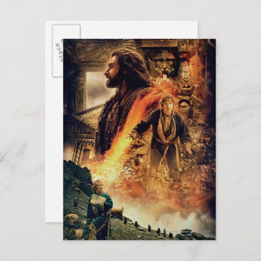 THORIN OAKENSHIELD™ en BILBO BAGGINS™ in Erebor Briefkaart (Voorkant / Achterkant)
