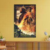 THORIN OAKENSHIELD™ en BILBO BAGGINS™ in Erebor Canvas Afdruk (Insitu (Woonkamer))