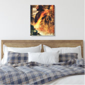 THORIN OAKENSHIELD™ en BILBO BAGGINS™ in Erebor Canvas Afdruk (Insitu (Slaapkamer))