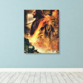 THORIN OAKENSHIELD™ en BILBO BAGGINS™ in Erebor Canvas Afdruk (Insitu (Houten vloer))