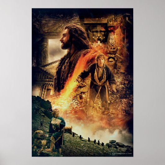 THORIN OAKENSHIELD™ en BILBO BAGGINS™ in Erebor Poster (Voorkant)