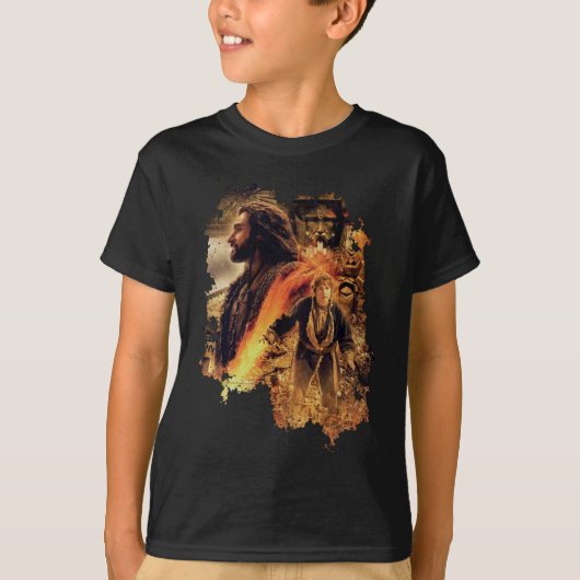 THORIN OAKENSHIELD™ en BILBO BAGGINS™ in Erebor T-shirt (Voorkant)