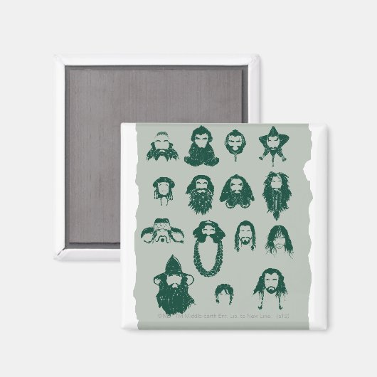 THORIN OAKENSHIELD™ en Company Hair Magneet (Voorkant / Achterkant)