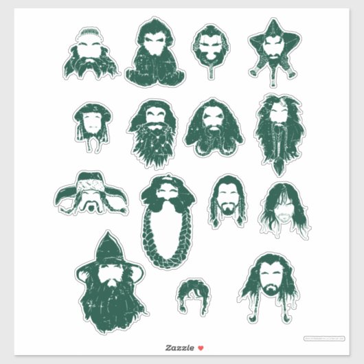 THORIN OAKENSHIELD™ en Company Hair Sticker (Vel)