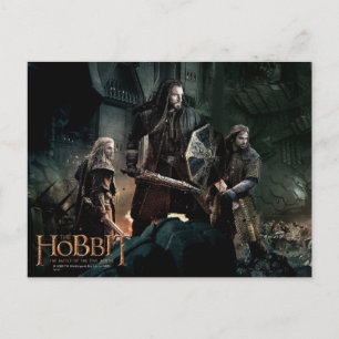 THORIN OAKENSHIELD™, Fili & Kili bij Battle Edge Briefkaart