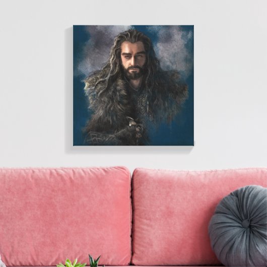 THORIN OAKENSHIELD™ Illustratie Canvas Afdruk (Insitu (Woonkamer))