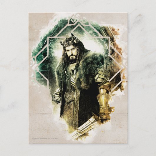 THORIN OAKENSHIELD™ - koning onder de bergen Briefkaart (Voorkant)