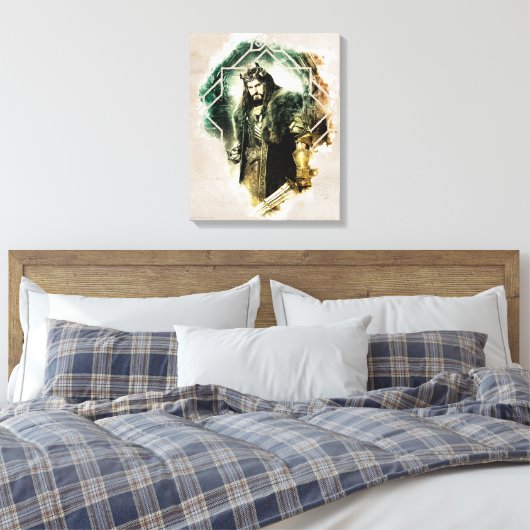THORIN OAKENSHIELD™ - koning onder de bergen Canvas Afdruk (Insitu (Slaapkamer))