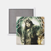 THORIN OAKENSHIELD™ - koning onder de bergen Magneet (Voorkant / Achterkant)