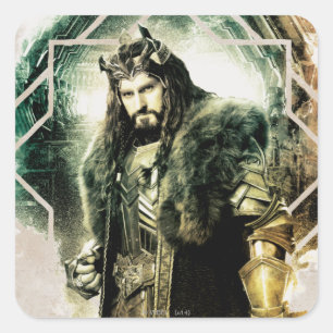THORIN OAKENSHIELD™ - koning onder de bergen Vierkante Sticker