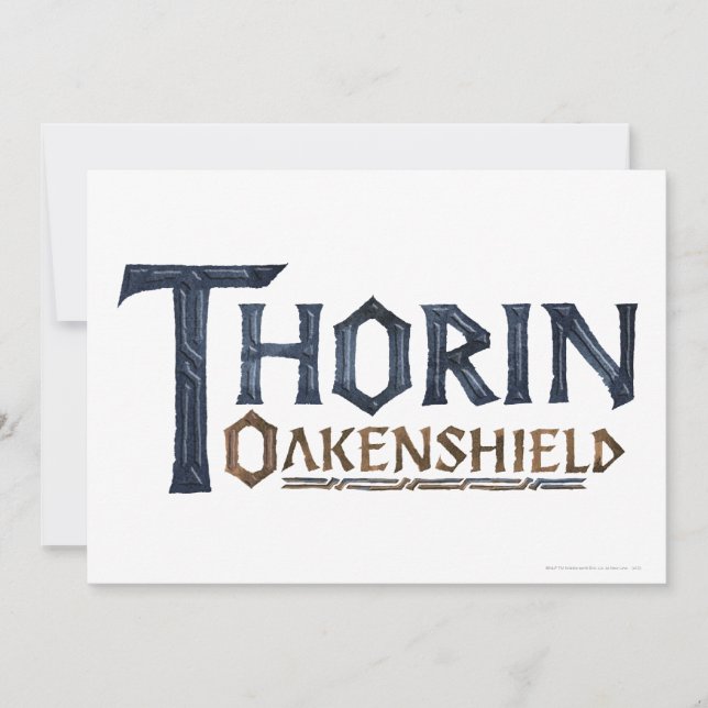THORIN OAKENSHIELD™ Logo Blue (Voorkant)