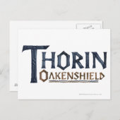 THORIN OAKENSHIELD™ Logo Blue Briefkaart (Voorkant / Achterkant)