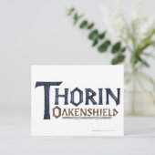 THORIN OAKENSHIELD™ Logo Blue Briefkaart (Staand voorkant)