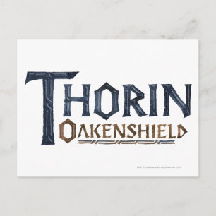 THORIN OAKENSHIELD™ Logo Blue Briefkaart