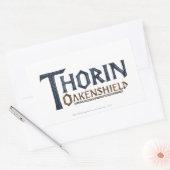 THORIN OAKENSHIELD™ Logo Blue Rechthoekige Sticker (Envelop)