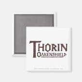 THORIN OAKENSHIELD™ Logo Brown Magneet (Voorkant / Achterkant)