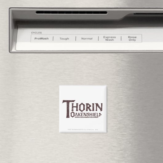 THORIN OAKENSHIELD™ Logo Brown Magneet (Insitu (Vaatwasser))