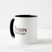 THORIN OAKENSHIELD™ Logo Brown Mok (Voorkant links)