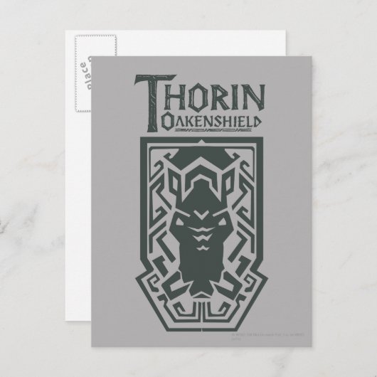 THORIN OAKENSHIELD™ Shield Symbol Briefkaart (Voorkant / Achterkant)