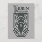 THORIN OAKENSHIELD™ Shield Symbol Briefkaart (Voorkant)