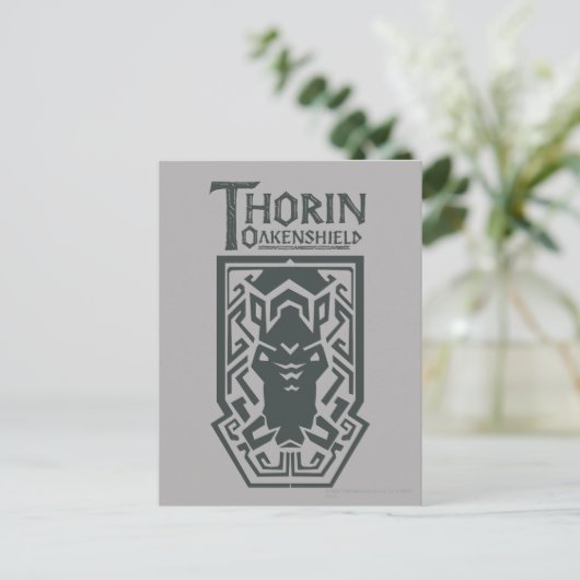 THORIN OAKENSHIELD™ Shield Symbol Briefkaart (Staand voorkant)